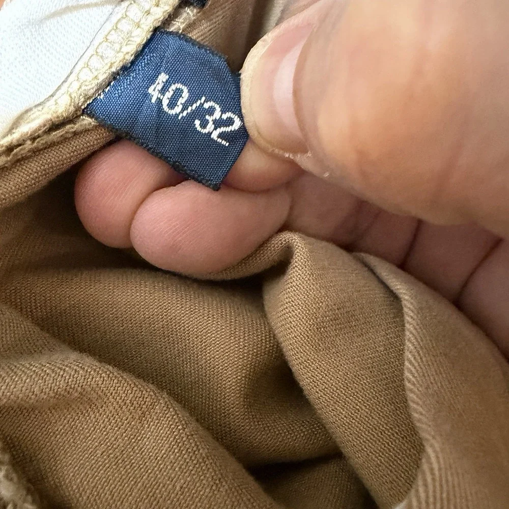 Polo Ralph Lauren Pants Mens 40x32 Beige Prospect Straight Relaxed Chino‎